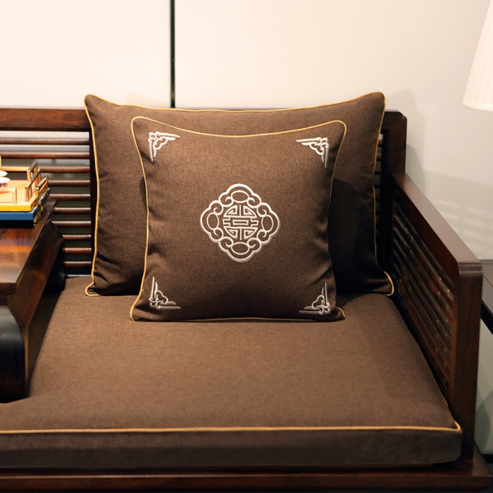 91家纺网 家纺一手货源 找家纺 美优兰 2020新中式沙发垫 沙发垫没有现货 平织咖