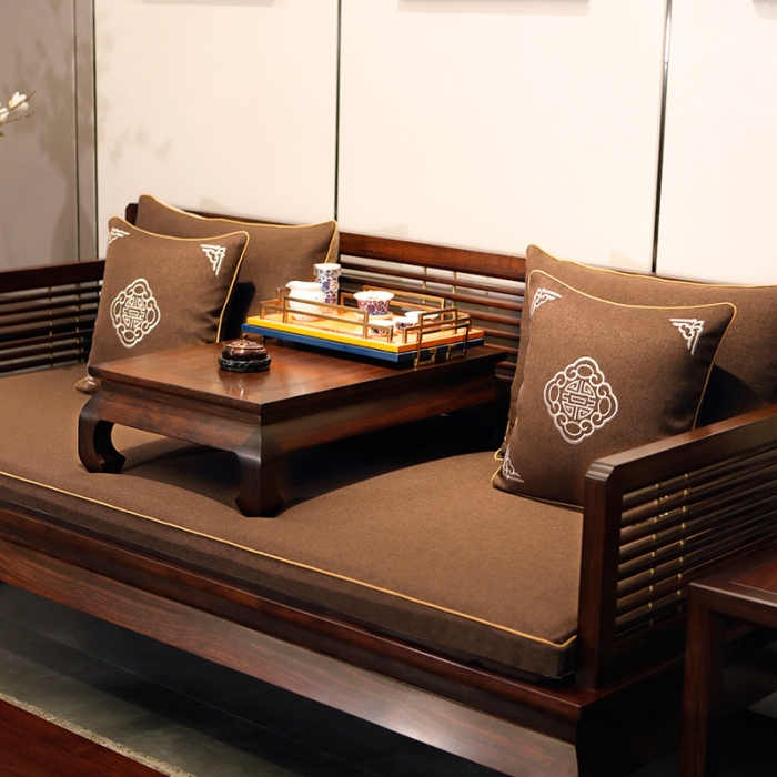 91家纺网 家纺一手货源 找家纺 美优兰 2020新中式沙发垫 沙发垫没有现货 平织咖