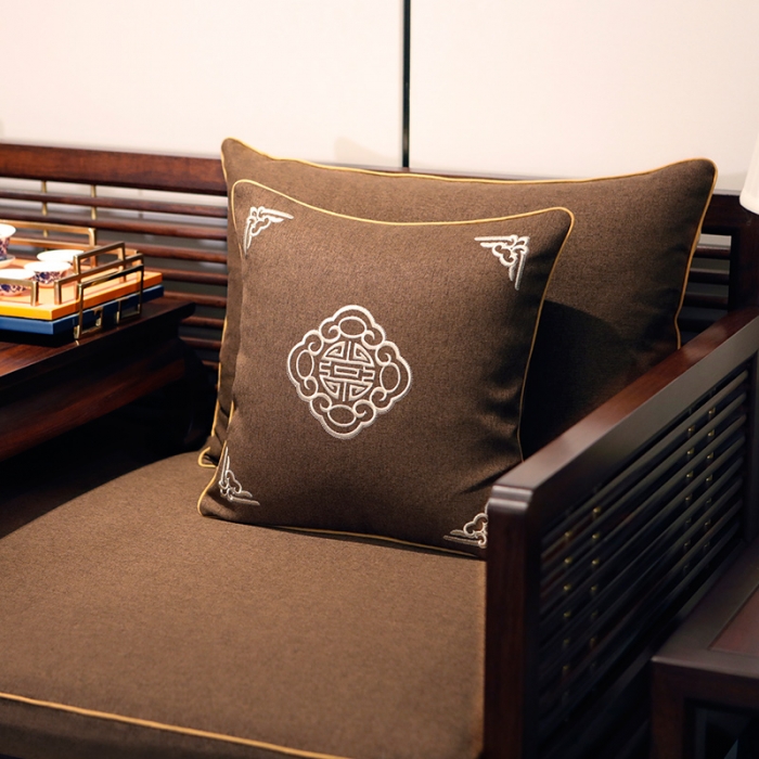 91家纺网 家纺一手货源 找家纺 美优兰 2020新中式沙发垫 沙发垫没有现货 平织咖