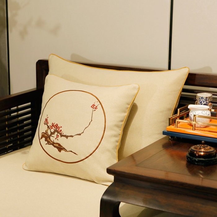 91家纺网 家纺一手货源 找家纺 美优兰 2020新中式沙发垫 沙发垫没有现货 平织米白