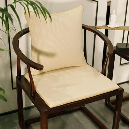 美优兰 2020新中式椅垫 平织米白