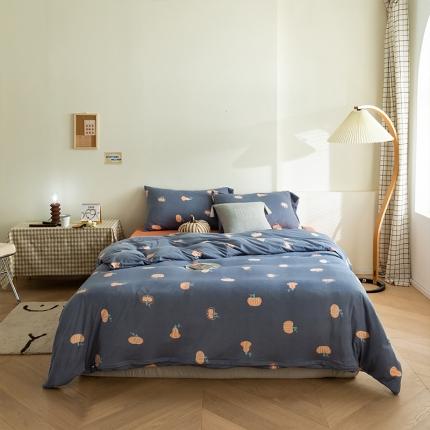 91家纺网 家纺一手货源 找家纺 （总）风向标家纺 2020新款第一季印花针织天竺棉四件套