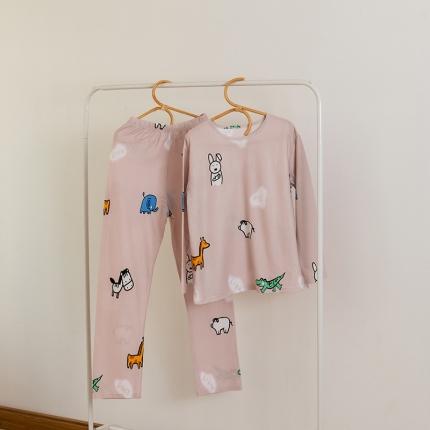 91家纺网 家纺一手货源 找家纺 风向标家纺 2020新款针织印花家居服 萌宠-套装