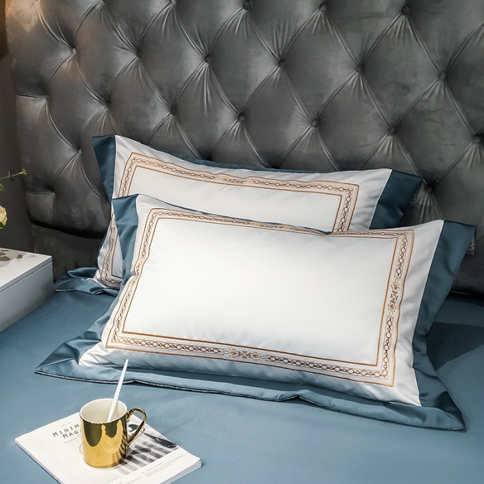 91家纺网 家纺一手货源 找家纺 （总）安妮家居 2020新款TB大牌风贡缎全棉四件套影棚图