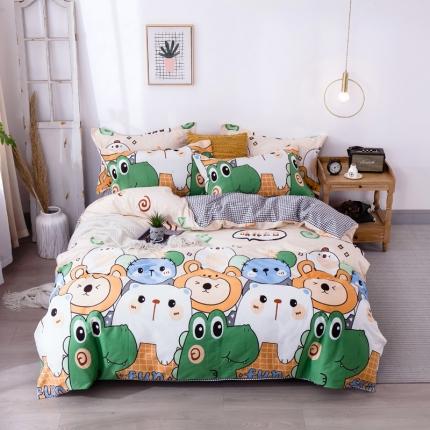 91家纺网 家纺一手货源 找家纺 （总）宝齐莱家纺 2020新款13372印花小清新四件套