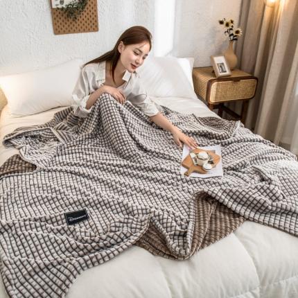 91家纺网 家纺一手货源 找家纺 （总）佰亿莱 2024新款牛奶绒毯