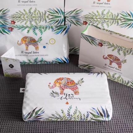 91家纺网 家纺一手货源 找家纺 佳梦达 2020新款皇家大象仿乳胶枕图2