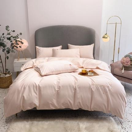 馨蕊家居 2021新款60s双股埃及长绒棉四件套 米白