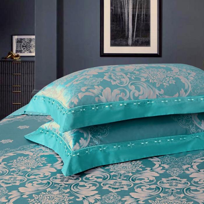 91家纺网 家纺一手货源 找家纺 60支丝棉贡缎提花经典绣花