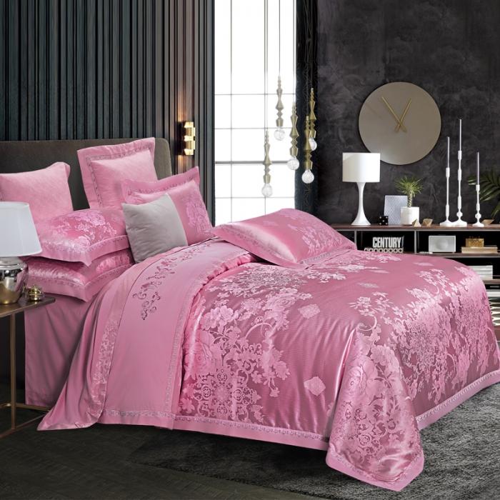 91家纺网 家纺一手货源 找家纺 60支丝棉贡缎提花经典绣花