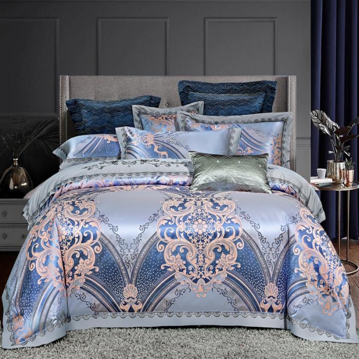 91家纺网 家纺一手货源 找家纺 60支丝棉贡缎提花经典绣花