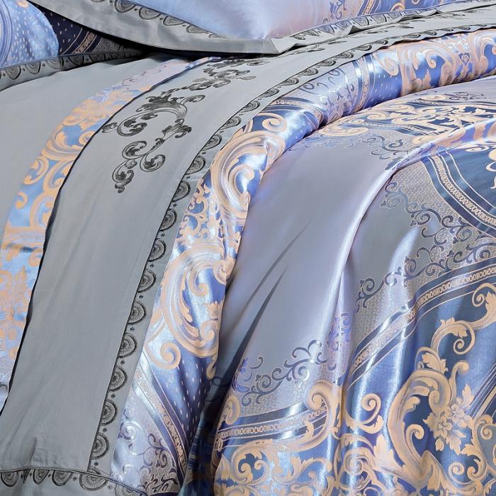 91家纺网 家纺一手货源 找家纺 60支丝棉贡缎提花经典绣花