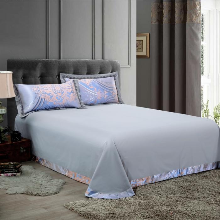 91家纺网 家纺一手货源 找家纺 60支丝棉贡缎提花经典绣花