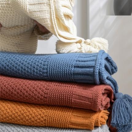 （总）暖绵绵 新款布莱克毯子针织毯子线毯