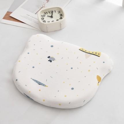 我喜欢家居婴儿枕头生物基定型枕防偏头扁头宝宝枕头 遨游太空