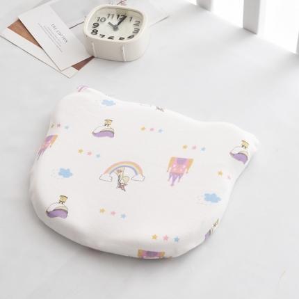 我喜欢家居婴儿枕头生物基定型枕防偏头扁头宝宝枕头 彩虹小马