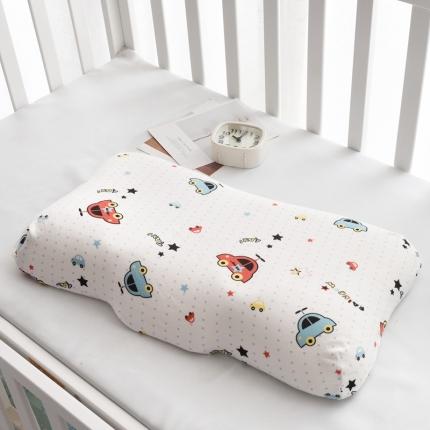 我喜欢家居生物基大童枕儿童枕头四季通用宝宝婴儿透气枕卡丁车