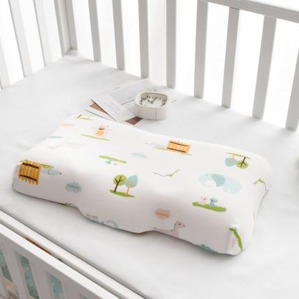 我喜欢家居生物基小童枕儿童枕头四季通用宝宝婴儿透气枕动物森林