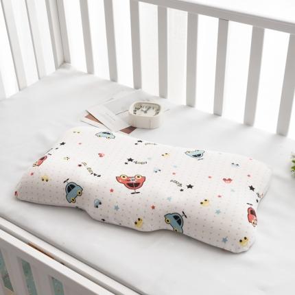 我喜欢家居生物基小童枕儿童枕头四季通用宝宝婴儿透气枕 卡丁车