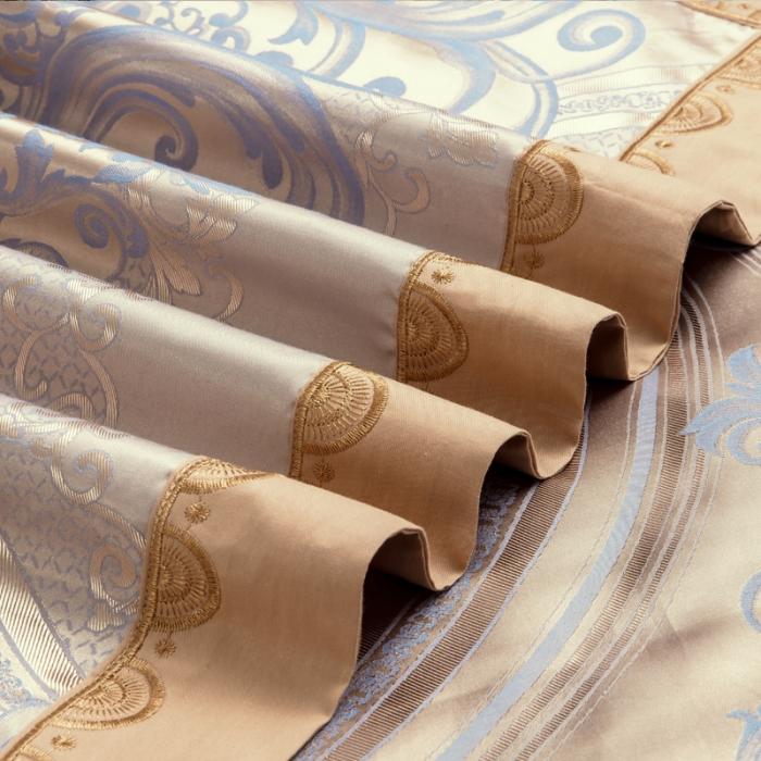 91家纺网 家纺一手货源 找家纺 60支丝棉贡缎提花经典绣花