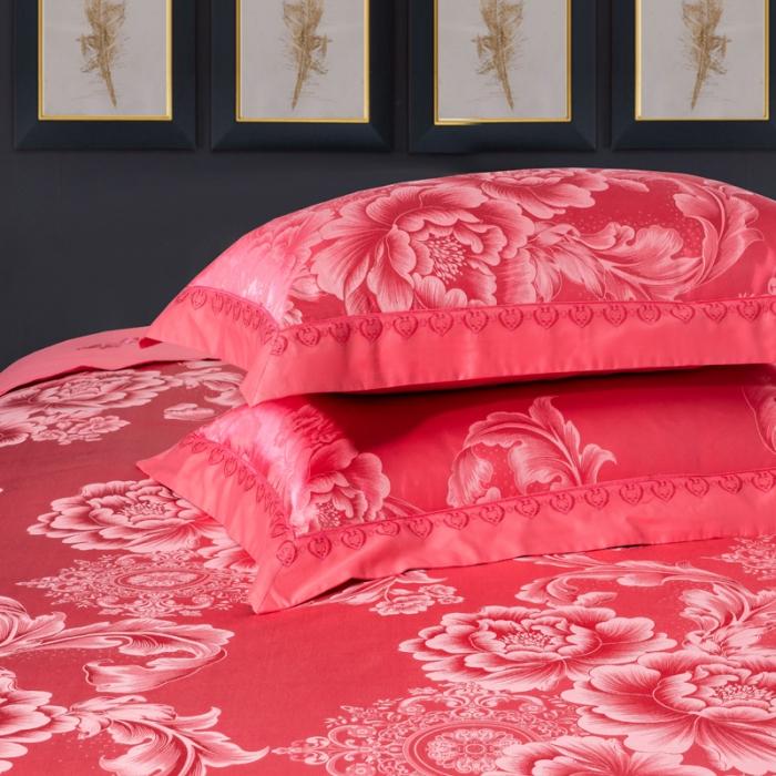 91家纺网 家纺一手货源 找家纺 60支丝棉贡缎提花经典绣花