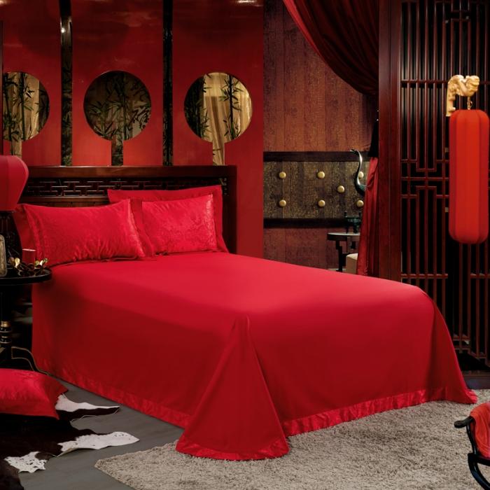 91家纺网 家纺一手货源 找家纺 60支丝棉贡缎提花经典绣花