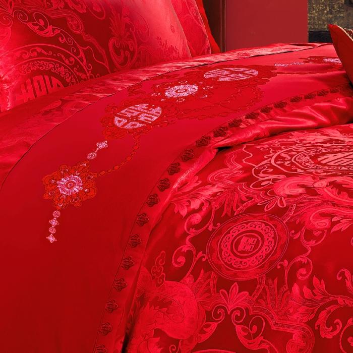 91家纺网 家纺一手货源 找家纺 60支丝棉贡缎提花经典绣花