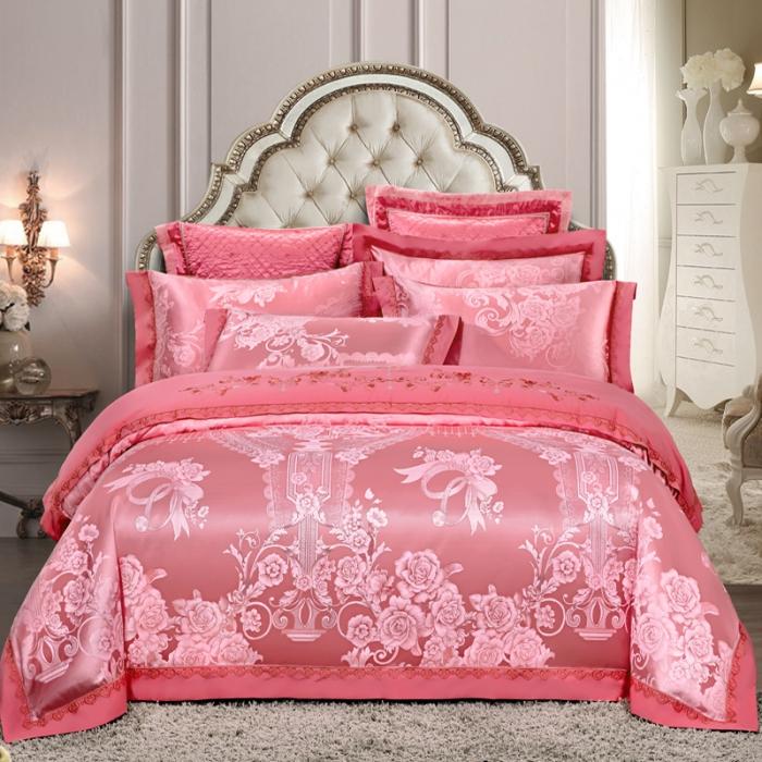 91家纺网 家纺一手货源 找家纺 60支丝棉贡缎提花经典绣花