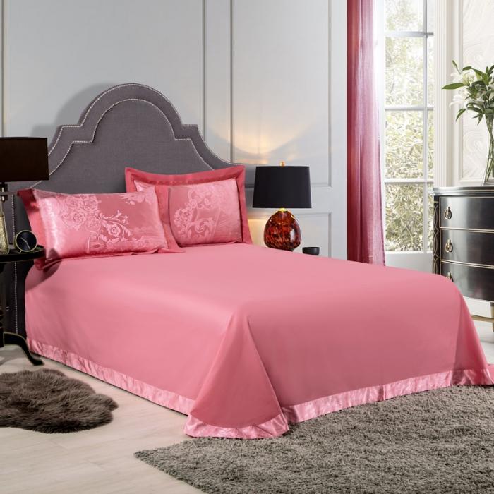 91家纺网 家纺一手货源 找家纺 60支丝棉贡缎提花经典绣花