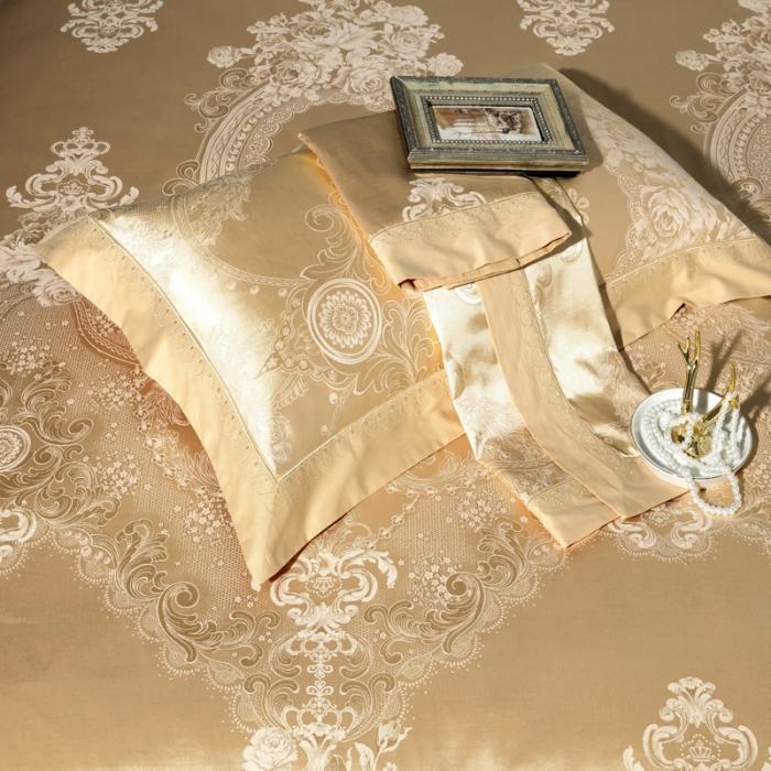 91家纺网 家纺一手货源 找家纺 60支丝棉贡缎提花经典绣花