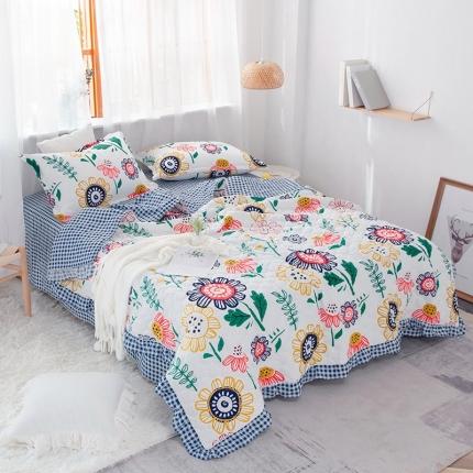 91家纺网 家纺一手货源 找家纺 （总）爱妮玖玖 2025新款夏风系列多功能夏被四件套
