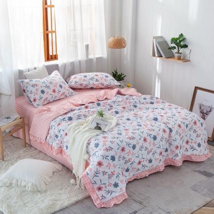 91家纺网 家纺一手货源 找家纺 （总）爱妮玖玖 2025新款夏风系列多功能夏被四件套