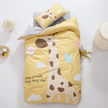 A类全棉数码印花儿童套件幼儿园被三件宝宝午睡三/六件安睡小鹿