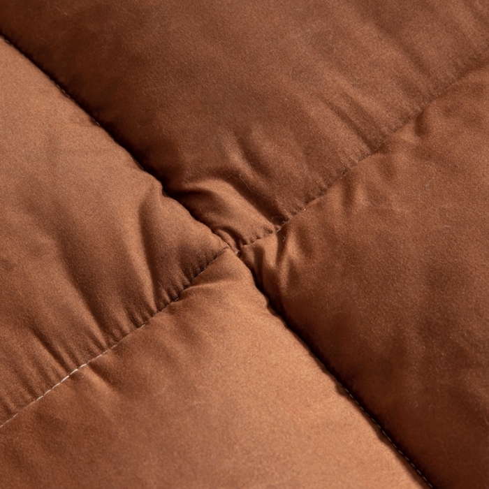 91家纺网 家纺一手货源 找家纺 壹张床 2020新款羽丝绒床垫 咖色