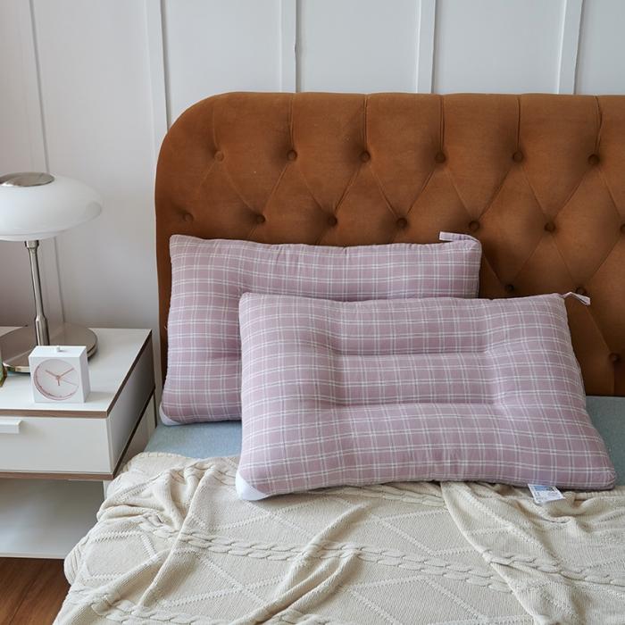 91家纺网 家纺一手货源 找家纺 （总）赛格时代家居   枕芯 全棉色织水洗羽丝绒枕