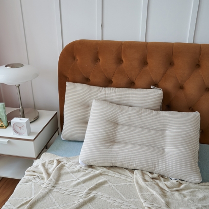 91家纺网 家纺一手货源 找家纺 （总）赛格时代家居   枕芯 全棉色织水洗羽丝绒枕