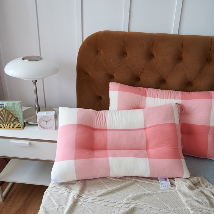 91家纺网 家纺一手货源 找家纺 （总）赛格时代家居   枕芯 全棉色织水洗羽丝绒枕