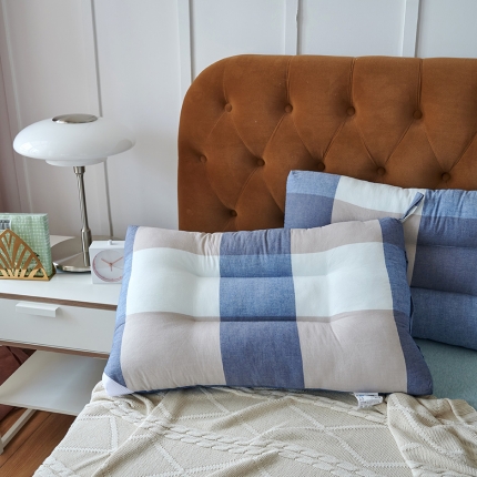 91家纺网 家纺一手货源 找家纺 （总）赛格时代家居   枕芯 全棉色织水洗羽丝绒枕