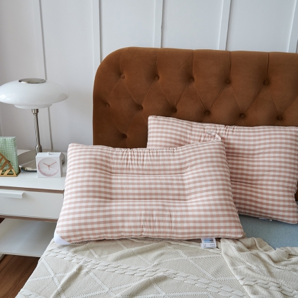 91家纺网 家纺一手货源 找家纺 （总）赛格时代家居   枕芯 全棉色织水洗羽丝绒枕