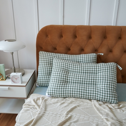 91家纺网 家纺一手货源 找家纺 （总）赛格时代家居   枕芯 全棉色织水洗羽丝绒枕