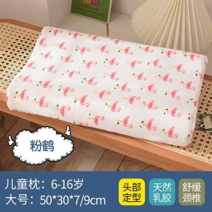 91家纺网 家纺一手货源 找家纺 瑞莉安枕芯 50*30*7/9学生儿童卡通全棉枕套乳胶枕