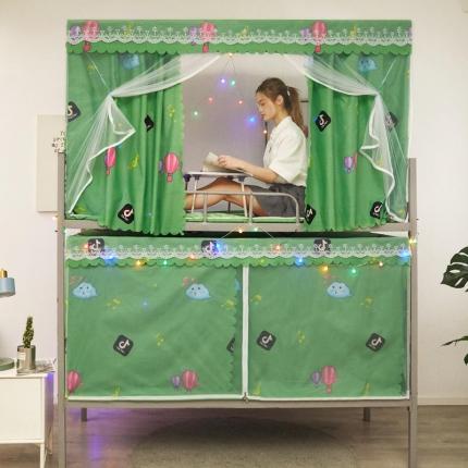 91家纺网 家纺一手货源 找家纺 （总）艾晶美家纺 2020新款学生上下铺布帘蚊帐