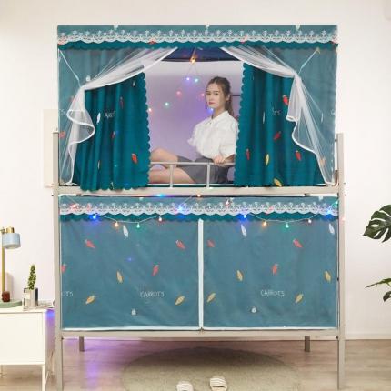 91家纺网 家纺一手货源 找家纺 （总）艾晶美家纺 2020新款学生上下铺布帘蚊帐