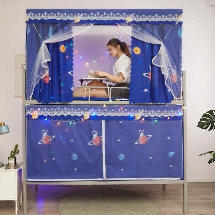 91家纺网 家纺一手货源 找家纺 （总）艾晶美家纺 2020新款学生上下铺布帘蚊帐