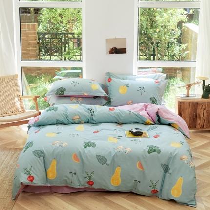 91家纺网 家纺一手货源 找家纺 （总）星期三 2020凉爽6月新款全棉13372四件套（加老板微信有会员价）