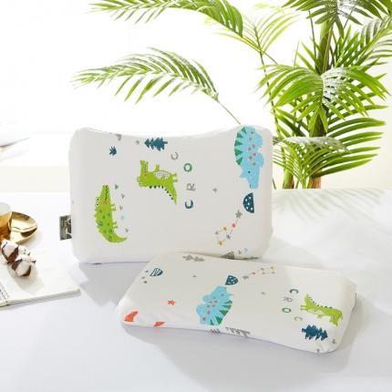 91家纺网 家纺一手货源 找家纺 （总）萌番宝 新款婴儿薄定型乳胶枕头43*28*3cm