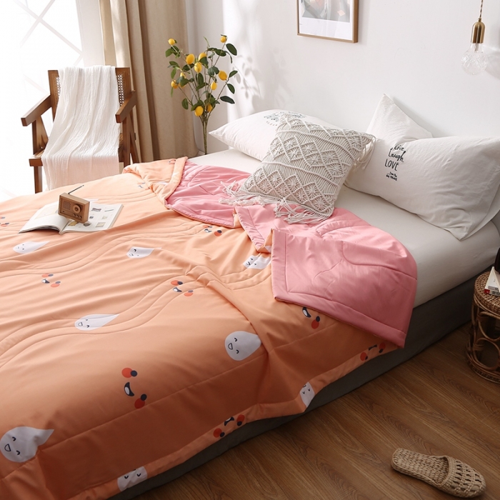 91家纺网 家纺一手货源 找家纺 （总）卡奥 2020新款双面天丝夏被