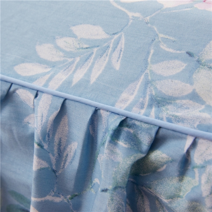 91家纺网 家纺一手货源 找家纺 （总）十个点家纺 2020全棉13372斜纹印花床裙三件套