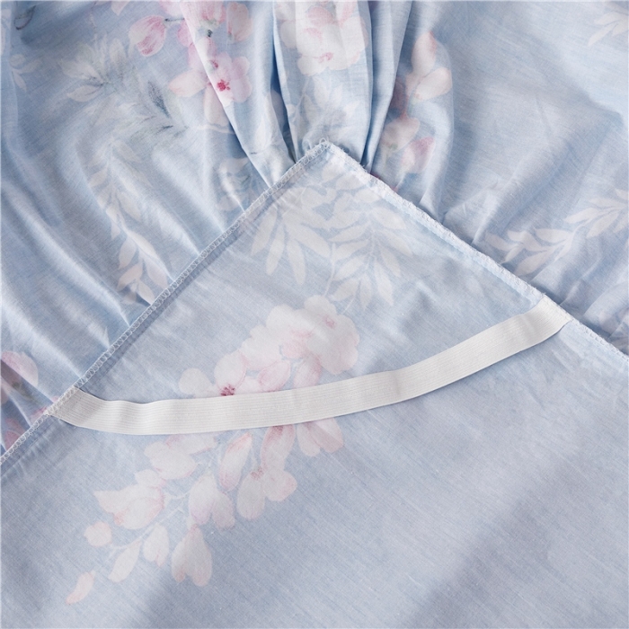 91家纺网 家纺一手货源 找家纺 （总）十个点家纺2020新款全棉纯棉13372印花床裙四件套