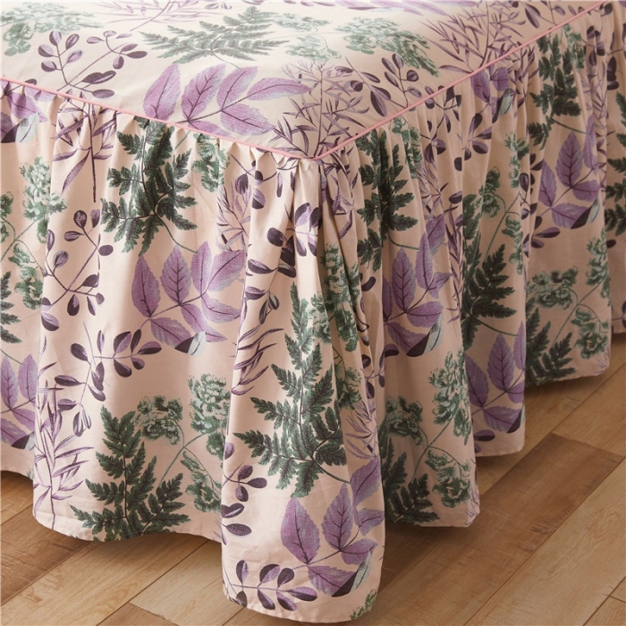 91家纺网 家纺一手货源 找家纺 十个点家纺 2020新款印花床裙三件套 欣雅